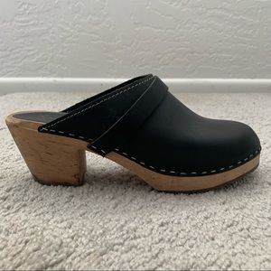 LOTTA HIGH HEEL CLASSIC CLOG IN BLACK